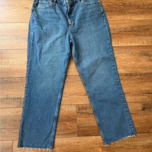 Classic High-Rise Blue Women’s Jeans Abercrombie and Fitch